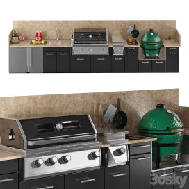 TREX outdoor kitchen
